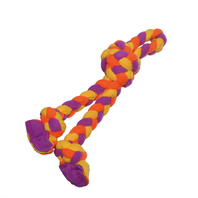 Dog Toy Soft Braided Rope GOAT Braided Soft Tug Toy