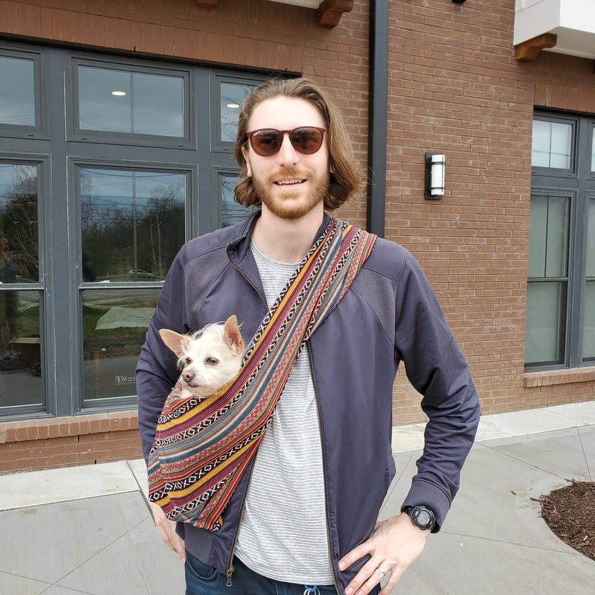 Dog Sling Woven Sonora Design