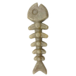 Fish Bone Nylon Dog Toy for Aggressive Chewers | USA Made | SodaPup: Brown