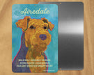 DOG METAL SIGNS A-G