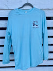 Stay Salty Dog Salty Paws Aqua UPF Fishing Shirt