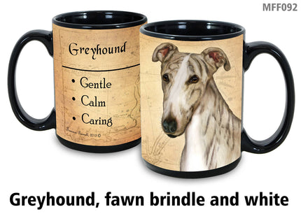 Greyhound Grey Brindle Mug Coffee Cup