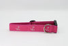 Pink Anchor Side Release Buckle Clip Dog Collar