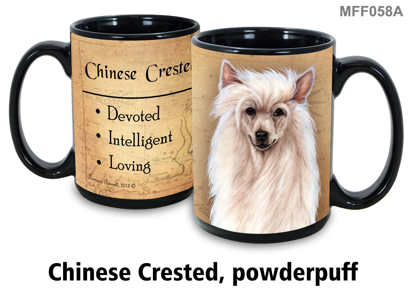 Chinese Crested Powder Puff Mug Coffee Cup