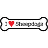 Sheepdog - Bone Shaped Magnet