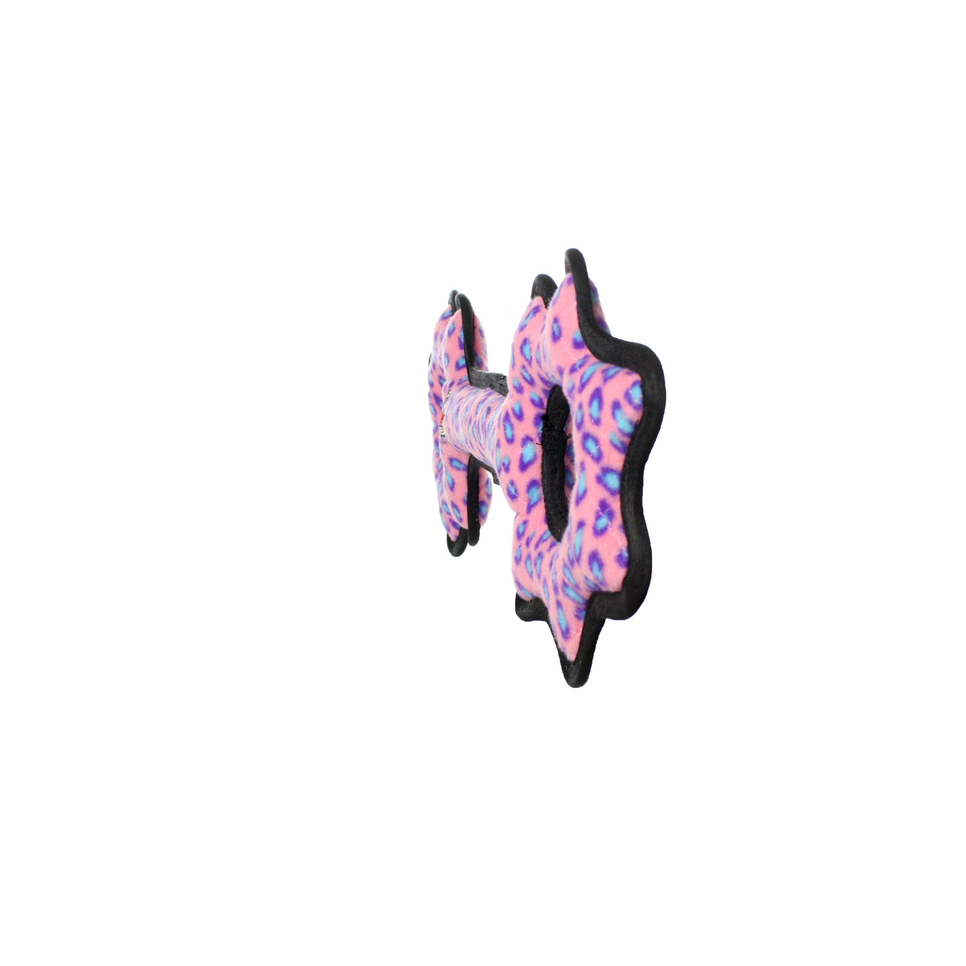 Tuffy Ultimate Tug-O-Gear - Pink Leopard, Squeaky Dog Toy