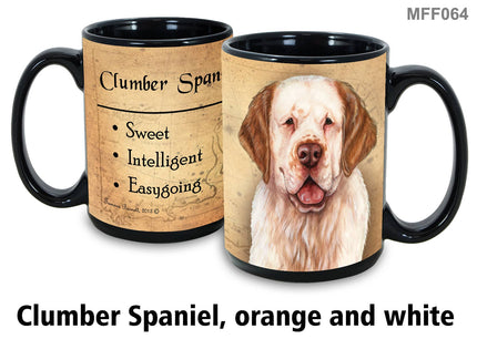 Clumber Spaniel Orange/White Mug Coffee Cup