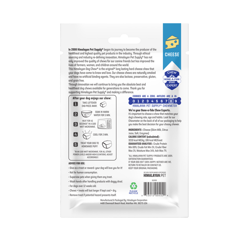 Himalayan Dog Chew Cheese Small