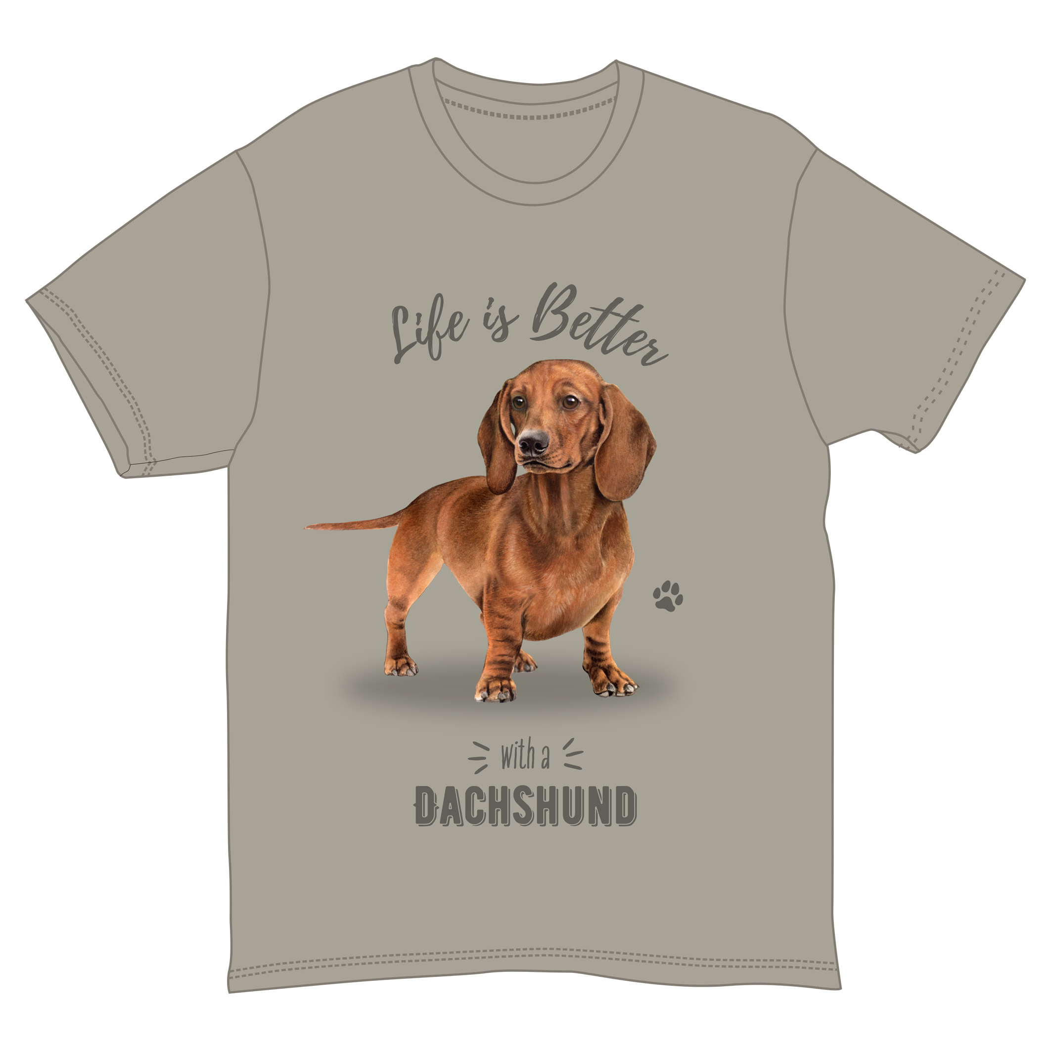 Dachshund Dog Tee Shirt Unisex