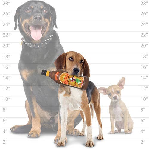 Silly Squeaker Liquor Bottle KatHula, Squeaky Dog Toy