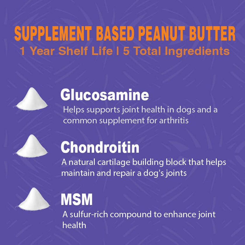 12oz Senior Dog Peanut Butter