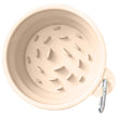 Travel Slow Feeder Dog Bowl with Non-Slip Suction Bottom