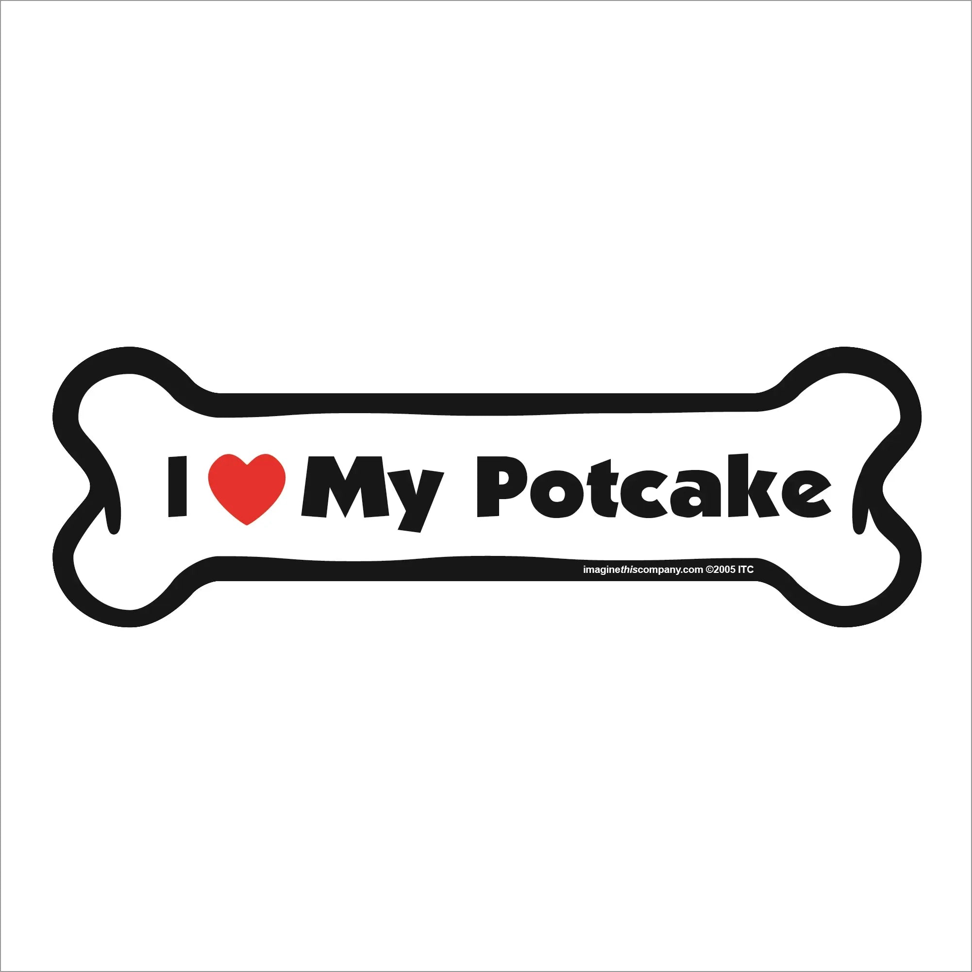 Potcake Bone Magnet