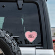 I Love Dogs Heart Sticker Vinyl Decal