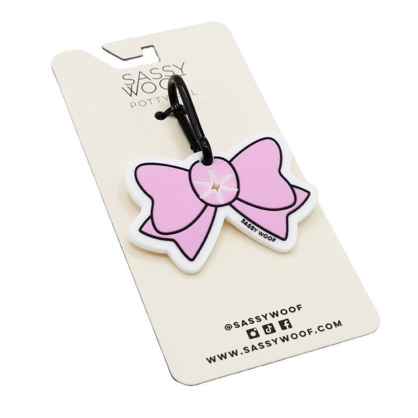 Potty Pal Pink Bow With Clasp