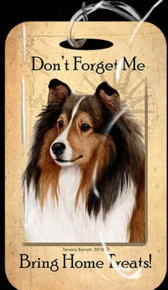 Travel in Style with Our Sheltie Luggage Tag