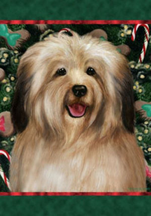 Havanese (Christmas) Large Flag