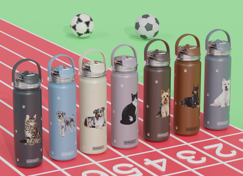 Corgi Stainless Steel Water Bottle 24 Oz. Serengeti