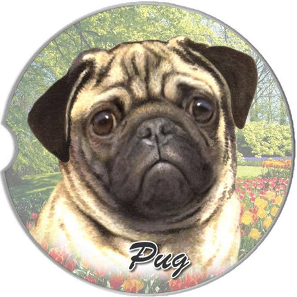 Pug Car Coaster
