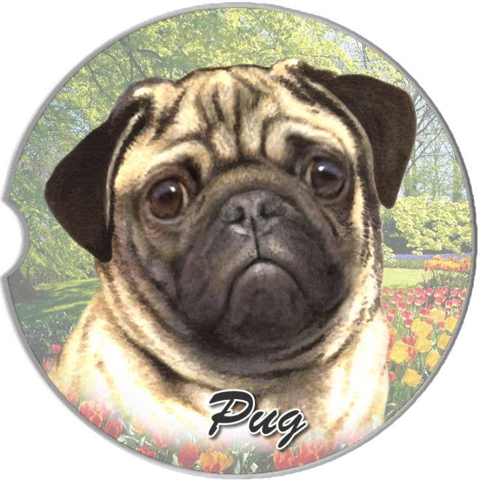 Pug Car Coaster