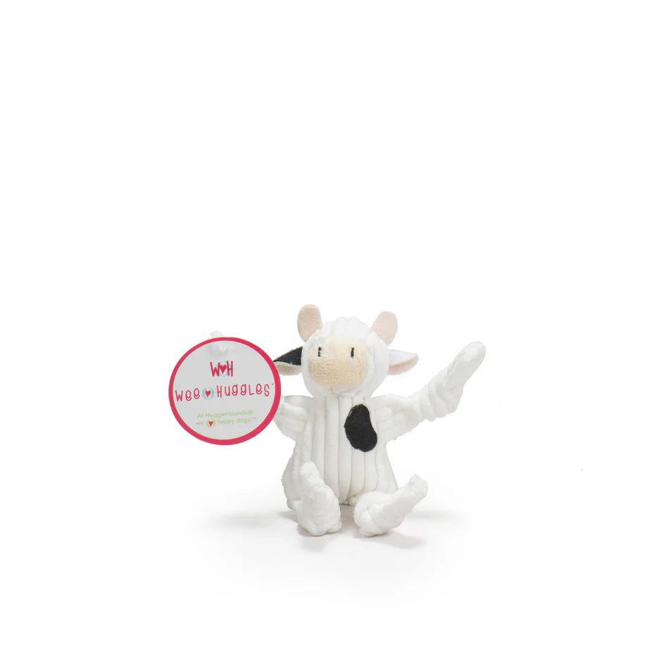 Wee Huggles Cow Dog Toy