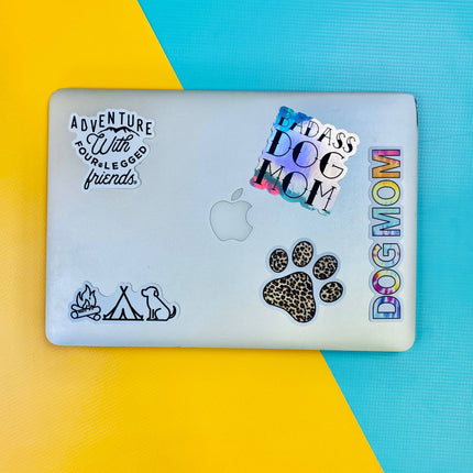 Adventure with Four Legged Friends Die Cut Sticker