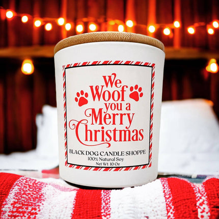 We Woof you a Merry Christmas Seasonal Candle