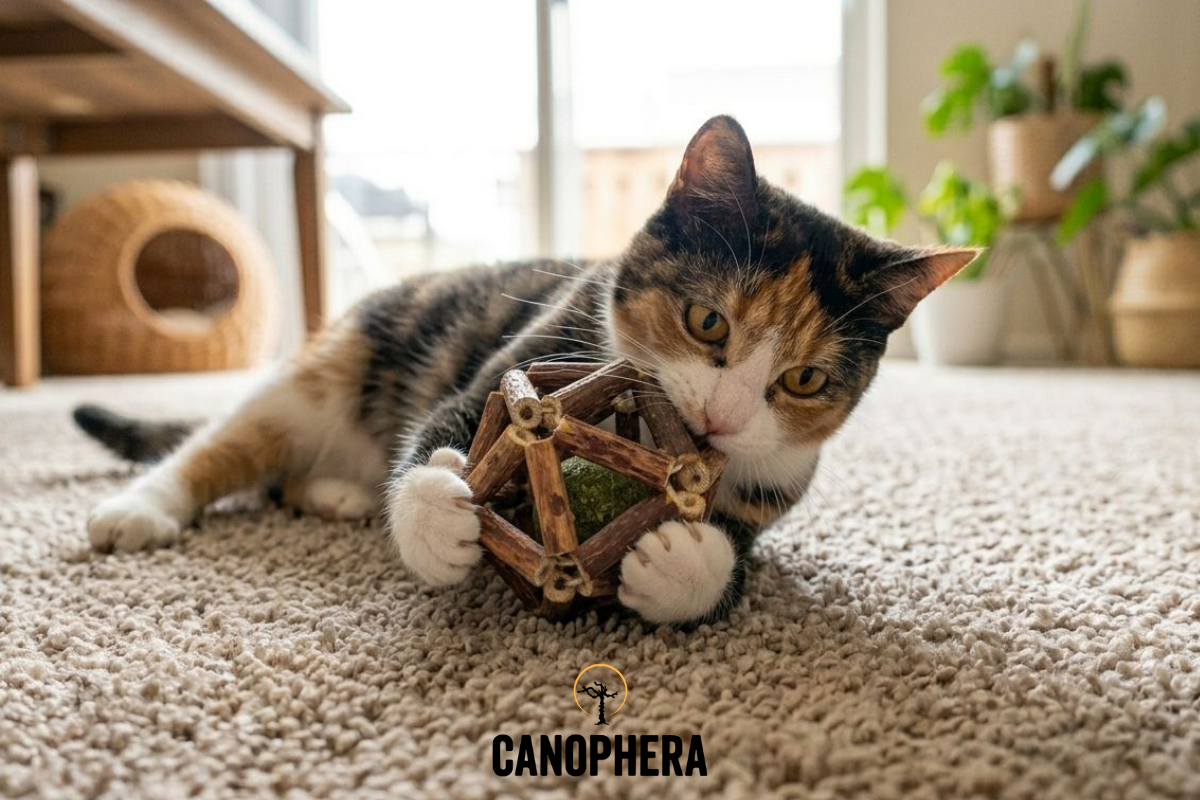 Cat Toy -  Silvervine Ball with Catnip