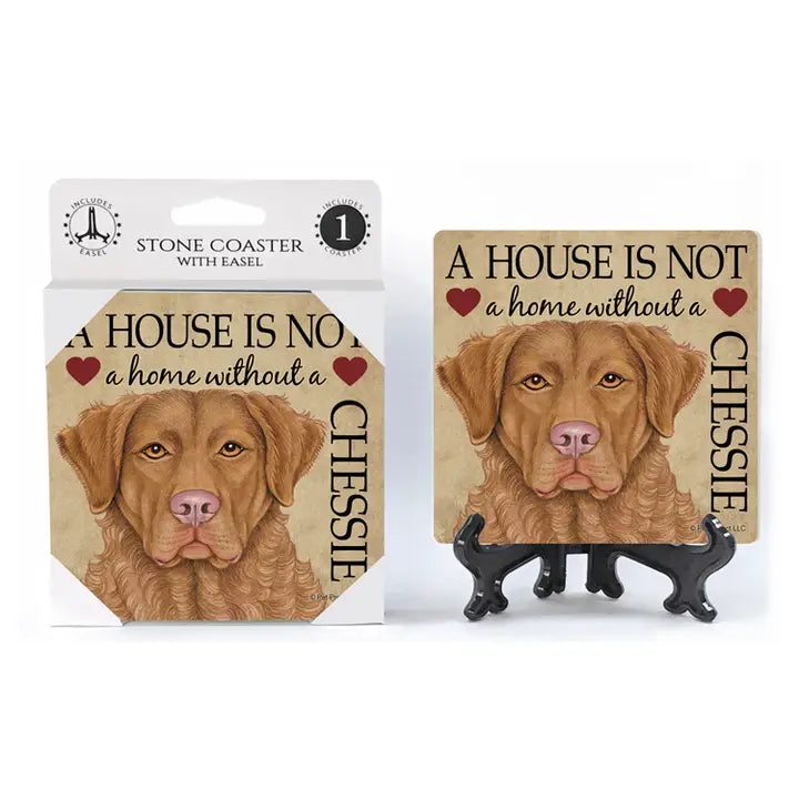 Chesapeake Bay Retriever / Chessie - A House Is Not A Home Coaster