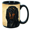 Coonhound Black/Tan Mug Coffee Cup