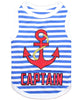 Captain Dog or Cat Pet T-Shirt