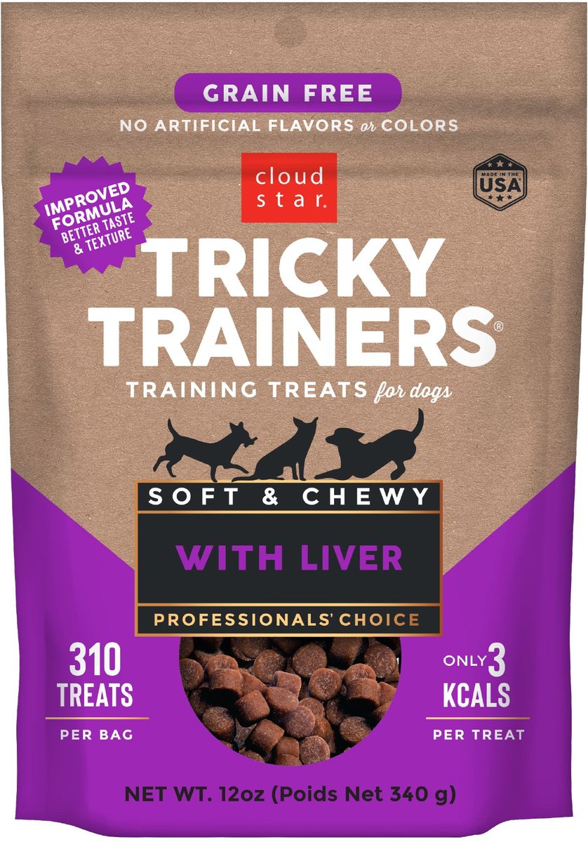 Cloud Star Tricky Trainers Chewy Treats Grain Free 12oz