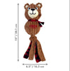 Holiday Wubba™ Corduroy Bear Lg