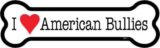 American Bullies Bone Shaped Magnet