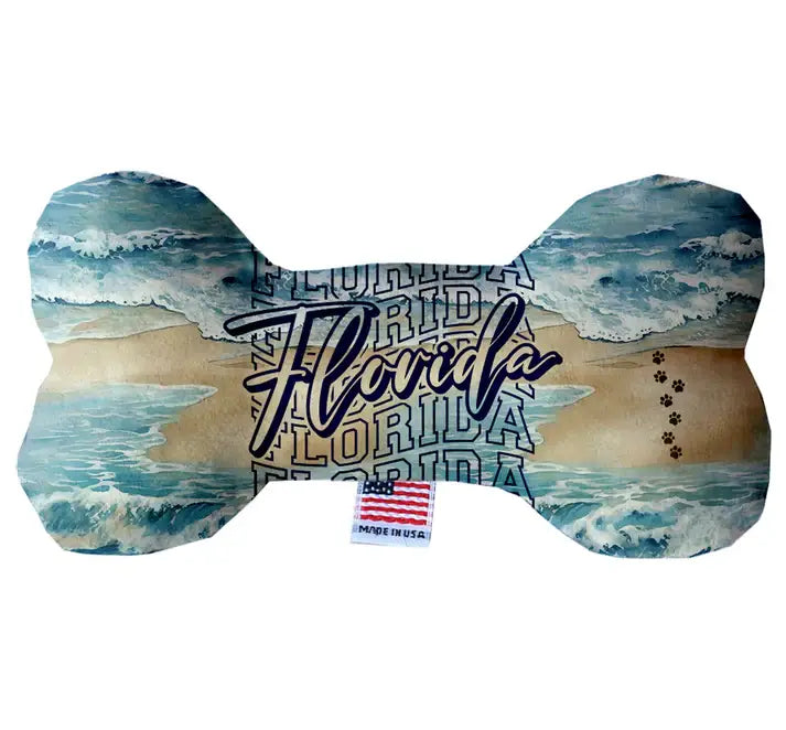 Florida Ocean Breeze Bone Dog Toy
