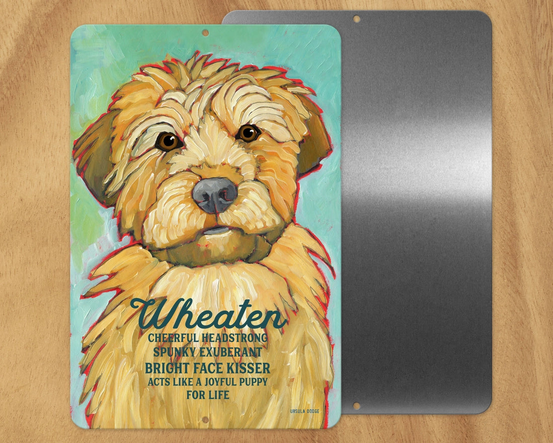 Wheaten (Cream) -UD Metal Sign