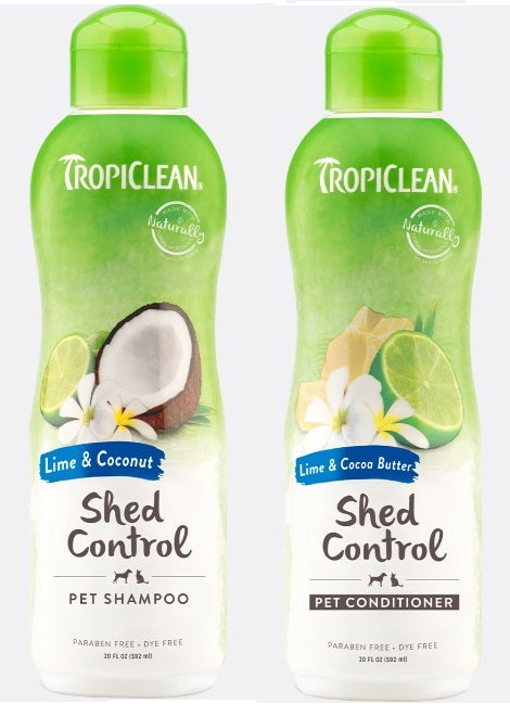 Tropiclean Shed Control Shampoo & Conditioner