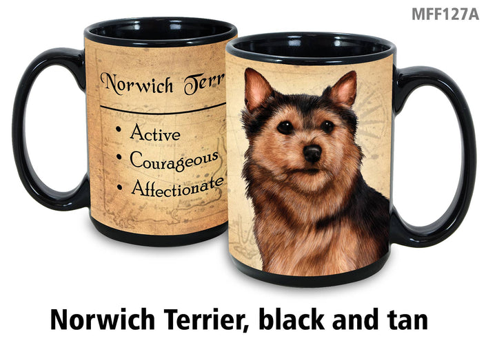 Norwich Terrier Black & Tan Mug Coffee Cup