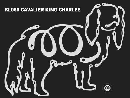 Cavalier King Charles K-line Window Tattoo