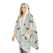 Beagle Snugg Wraps with Hoodie – Ultra Soft Sherpa Fleece Wrap for Pet Lovers