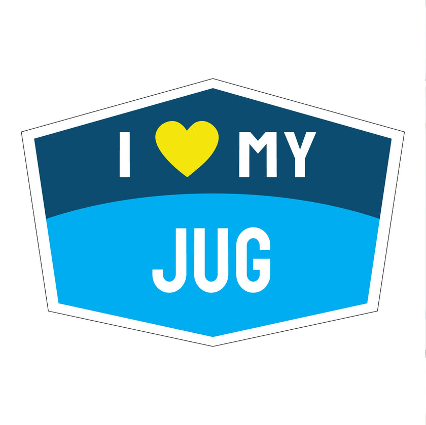 I Love My Jug Hexagon Shaped Magnet