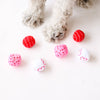 Valentine Plush Ball Dog Toy Single Assorted