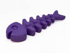 Fish Bone Nylon Dog Toy for Aggressive Chewers | USA Made | SodaPup: Brown
