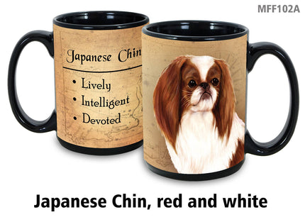 Japanese Chin Red/White Mug Coffee Cup