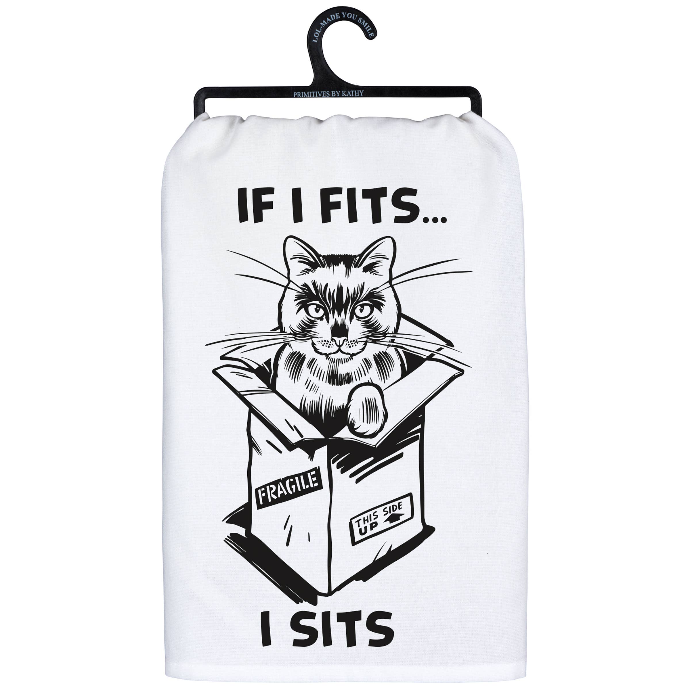 If I Fits I Sits Kitchen Towel