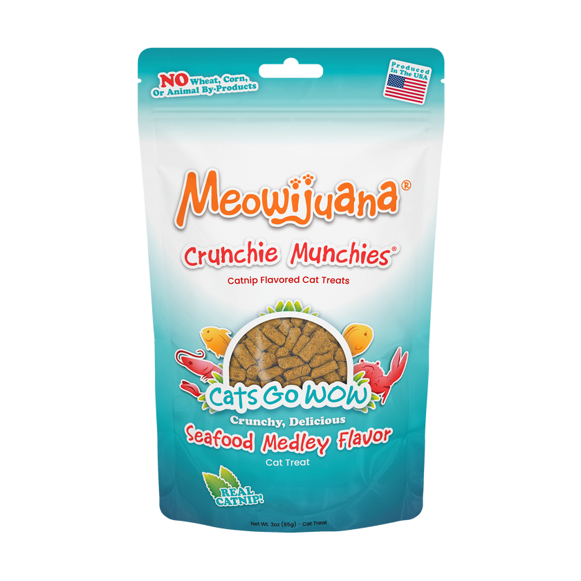 Cat Treat Crunchie Munchies Seafood Medley Treats