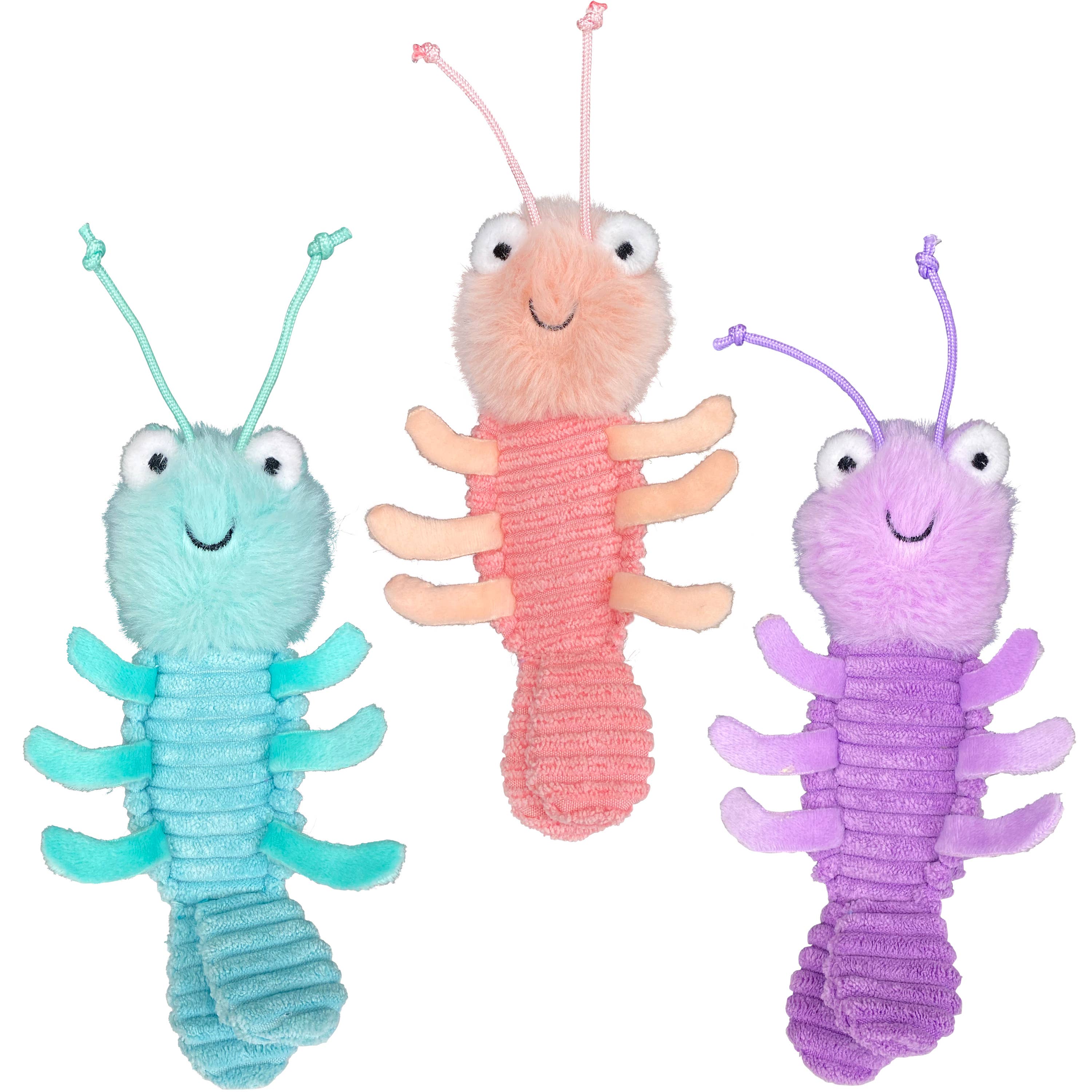 Multipet Margaritaville® Mini Gumbo Shrimp Plush Dog Toy 6