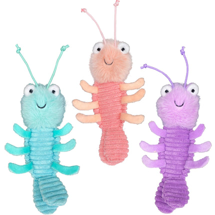 Multipet Margaritaville® Mini Gumbo Shrimp Plush Dog Toy 6