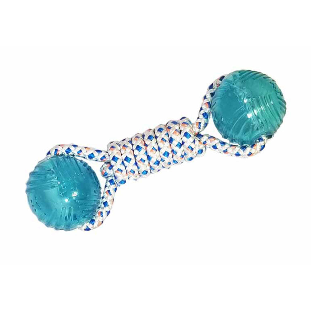 Floating Water Dog Toy Barbell Knot-ical Rope Toss