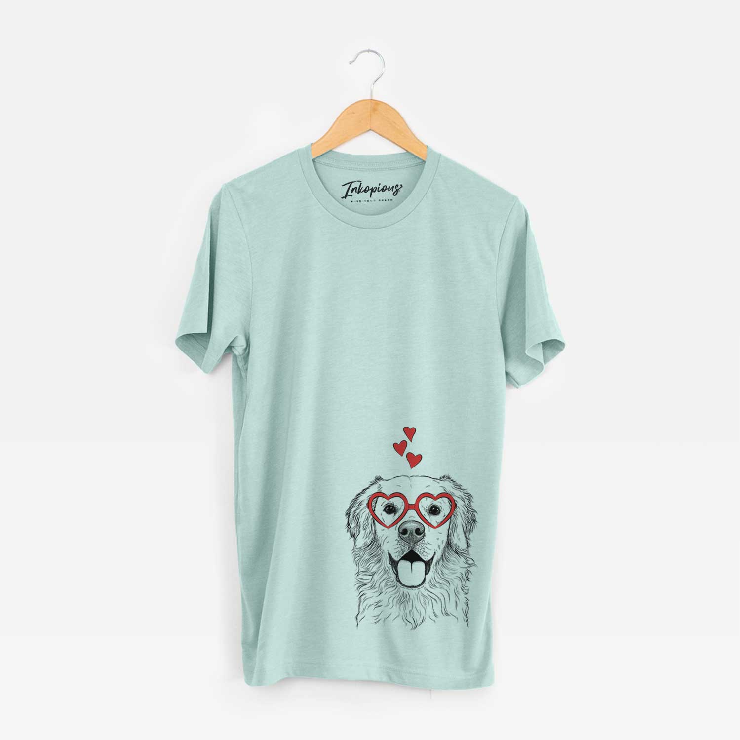 Golden Retriever Tee- Juniper